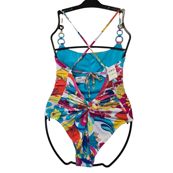 NEW TRINA TURK Fontaine Swimsuit One Piece size 8 - Picture 4 of 9